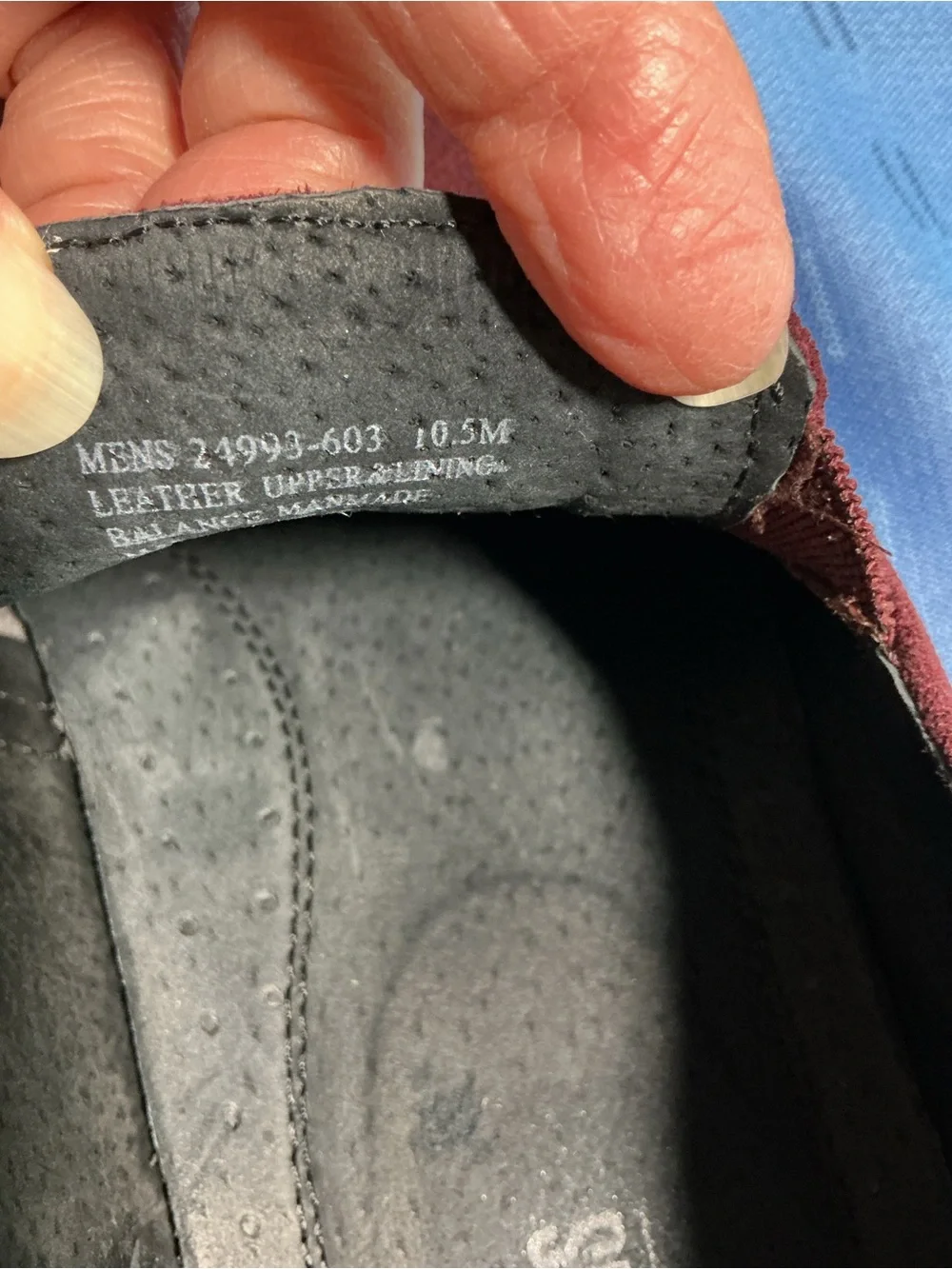 Stacy Adams suede upper